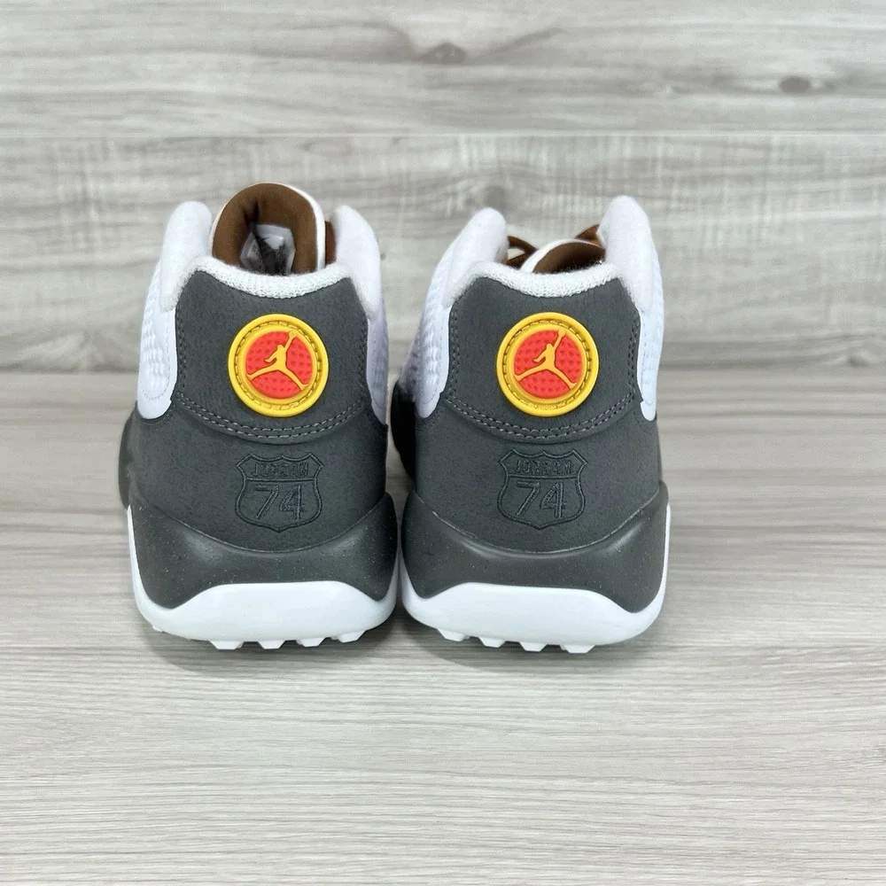 Nike Air Jordan 9 G Golf Nrg U24 White-University Gold FN6931-100 Men's Size 10